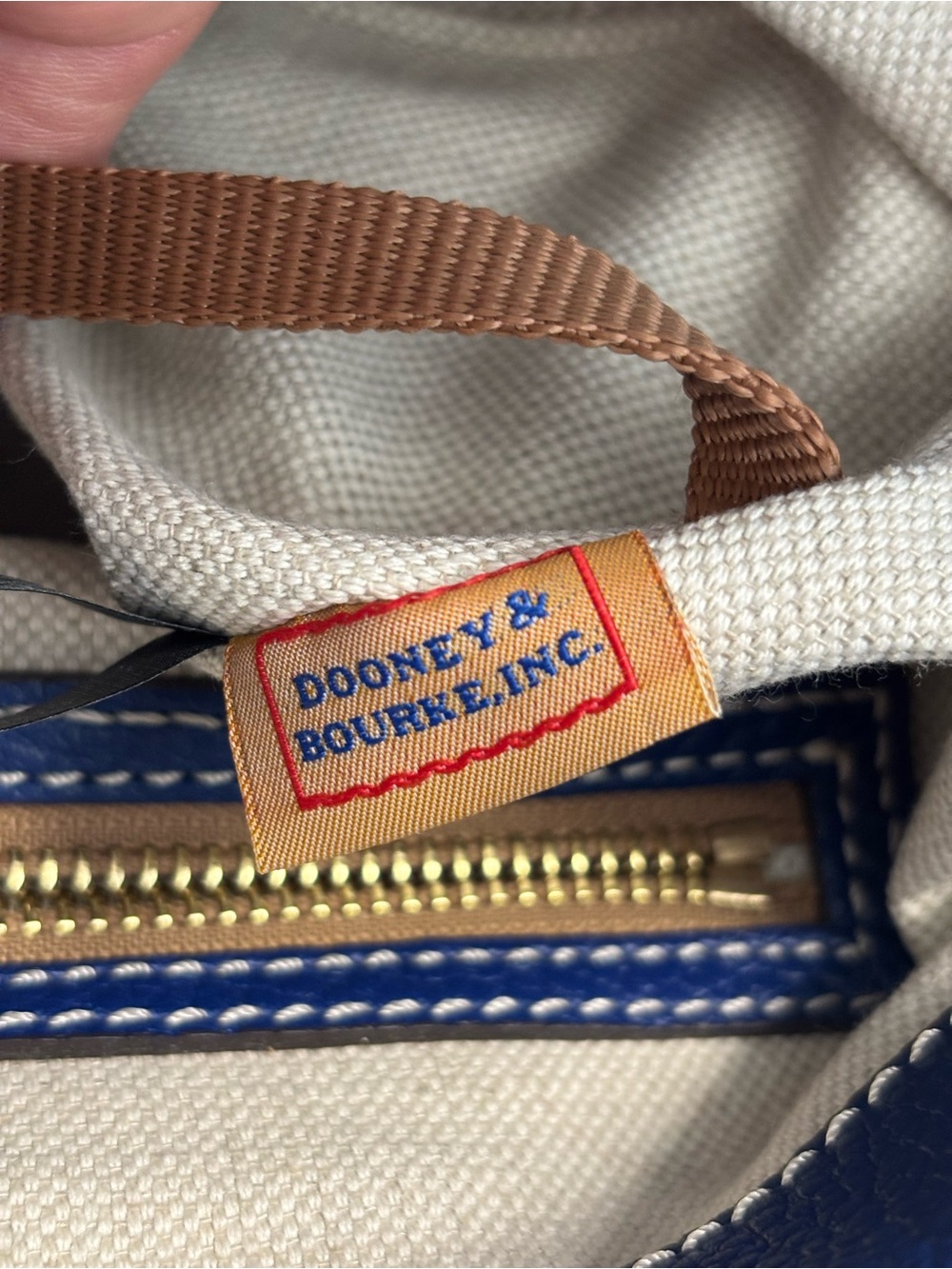 Dooney & Bourke Sorrento Satchel 30 - Ocean - Picture 9 of 14